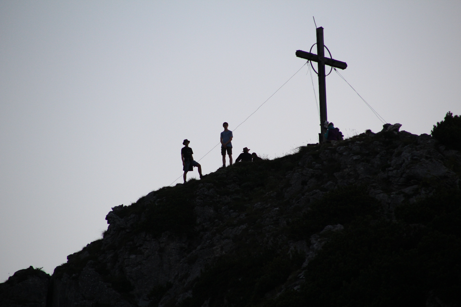 Zwei Buchsteiner auf dem Roßstein